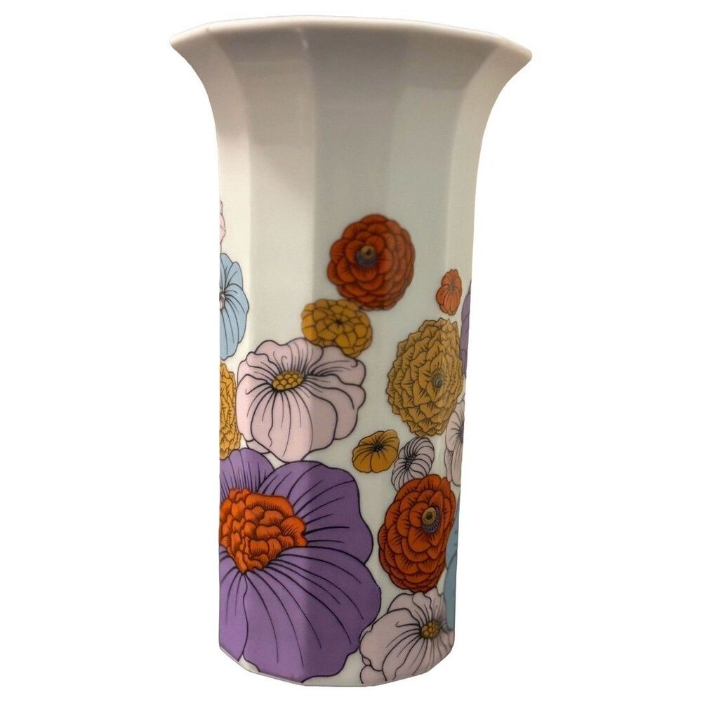 Vintage Rosenthal Studio-Line Wirkkala Floral Porcelain Vase 7.5" Made Germany
